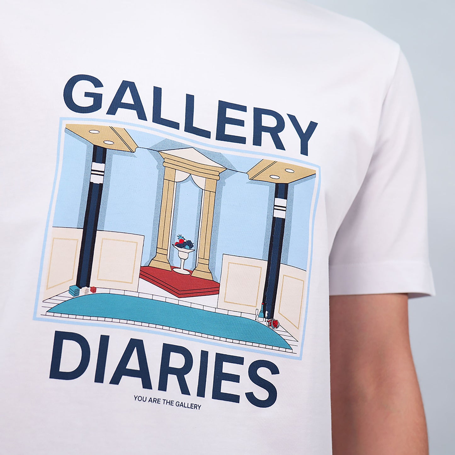 White Villa Tshirt - Crystal Riviera