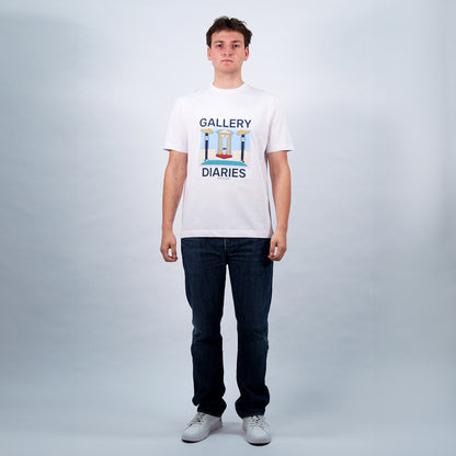 White Villa Tshirt - Crystal Riviera