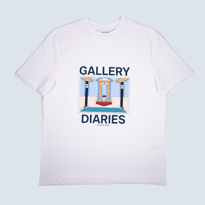 White Villa Tshirt - Crystal Riviera